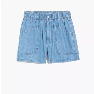 Madewell denim pull-on utility short